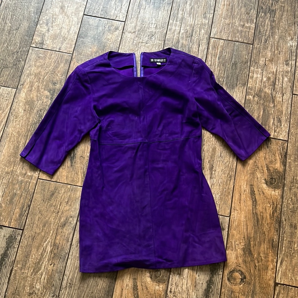 Purple Velvet blouse in Size small